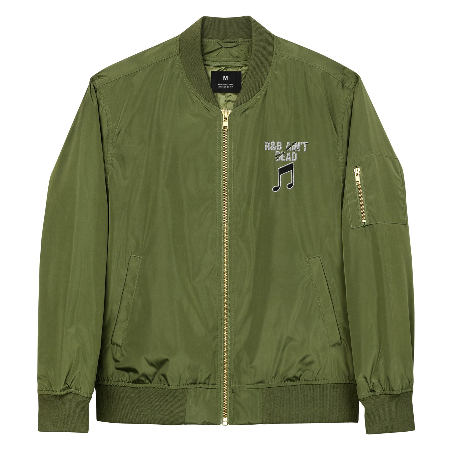 Premium R&B Ain't Dead bomber jacket