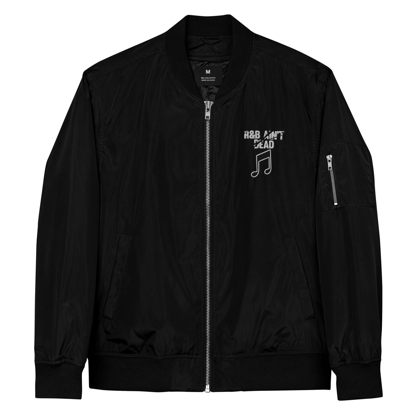 Premium R&B Ain't Dead bomber jacket