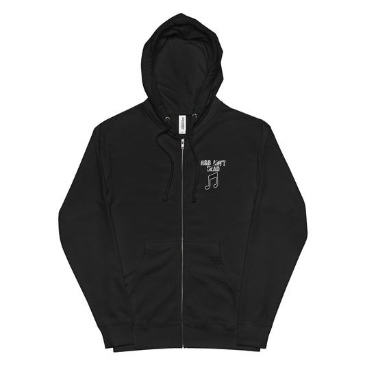 Unisex R&B Ain't Dead fleece zip up hoodie